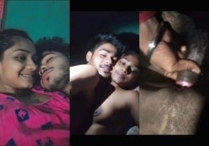 Viral Sex MMS of Horny Desi Lover Romance and Fingering