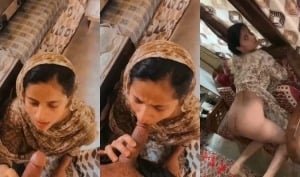 Viral Sex MMS of Horny Desi Bhabhi Blowjob and Fucking
